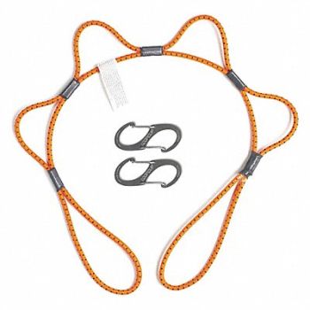 ABILITY ONE Bungee Cord 36 L End Type Hook and Loop, 53YH91