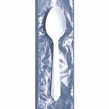 ABILITY ONE Spoon White Skilcraft Med PK1000, 53YJ36