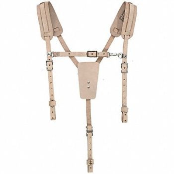 KLEIN TOOLS Leather Suspenders, 807GT0