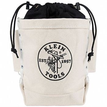 KLEIN TOOLS Bucket Bag Canvas Straight Wall OffWhite, 34E643