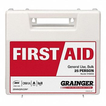 GRAINGER APPROVED First Aid Kits and Refills, 796CC8