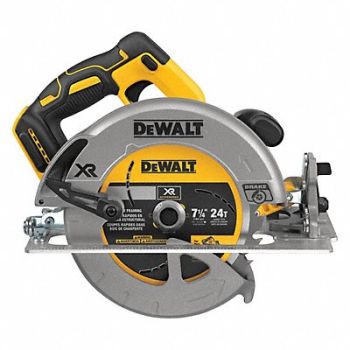 DEWALT Cordless Circ Saw 7-1/4 in Blade Dia, 54DD20