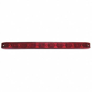 MAXXIMA Stop Light Bar Rectangular Red 15-1/2 L, 54DE29