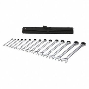 WESTWARD Combo Wrench St Steel Fll Plish Standard, 54DG26
