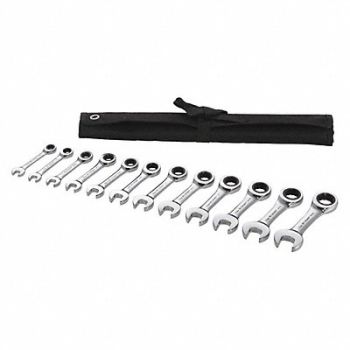 WESTWARD Combo Wrench St Steel Fll Plish Standard, 54DG31