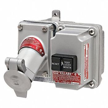 HUBBELL GFCI Receptacle 2Gng 20 A Alum 5-20R, 54DG61