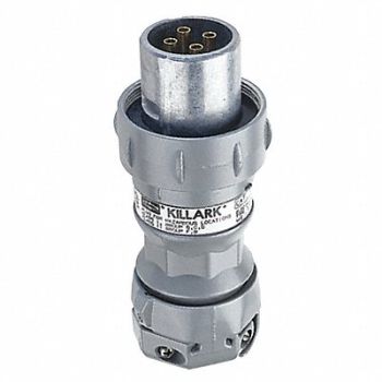 HUBBELL Pin and Sleeve Plug 30 A Gray 2Pl, 54DG58