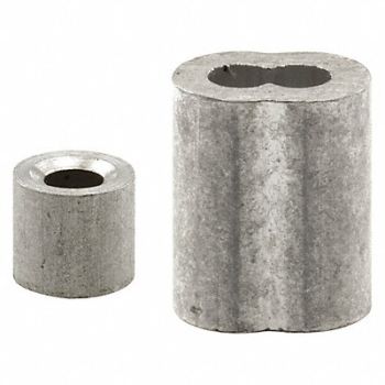 PRIME-LINE Ferrules Stops Aluminum Silver PR, 54DR03