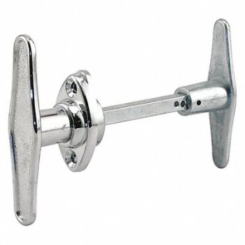 PRIME-LINE T Latching Handle Granite Silver, 54DR78