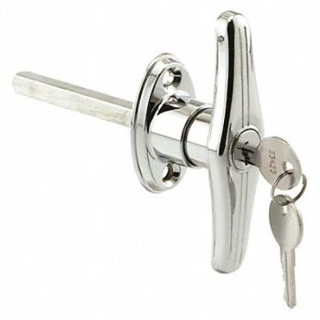 PRIME-LINE T Latching Handle Zinc Silver, 54DR79