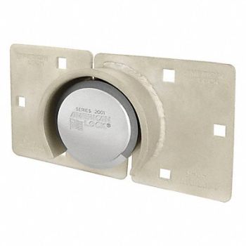 AMERICAN LOCK Van Locks with Hasp Steel, 54DX32
