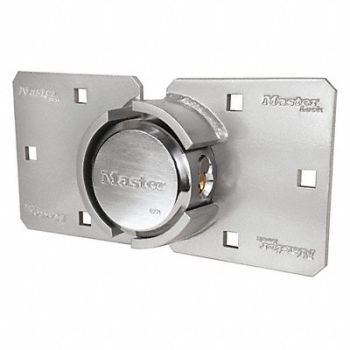 MASTER LOCK Van Locks with Hasp Zinc Die-Cast, 54DX34