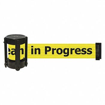 TENSABARRIER Barrier Post Plastic Post Black Finish, 54EE34