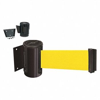 TENSABARRIER Barrier Post Metal Post Black Finish, 54EE38