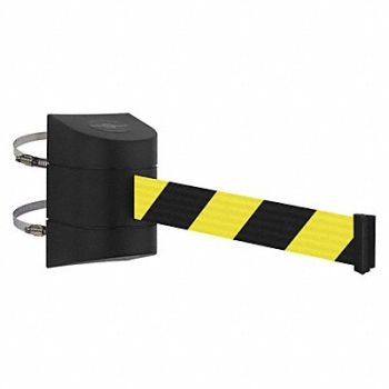 TENSABARRIER Barrier Post Plastic Post Black Finish, 54EE44