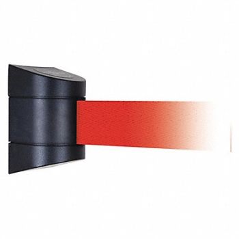TENSABARRIER Barrier Post Plastic Post Black Finish, 54EE48