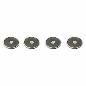 TENSABARRIER Wall Unit Magnet Black Unfinished PK4, 54EE70
