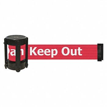 TENSABARRIER Barrier Post Plastic Post Black Finish, 54EE72