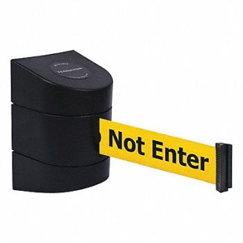 TENSABARRIER Barrier Post Plastic Post Black Finish, 54EE79