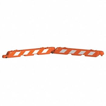 GRAINGER APPROVED Airport Barricade Orange 10 H 96 L, 54FF21