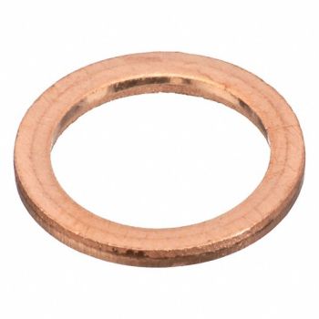 GRAINGER APPROVED Annld Wshr Plain Cppr M10 14x1.5mm 100PK, 54FP57