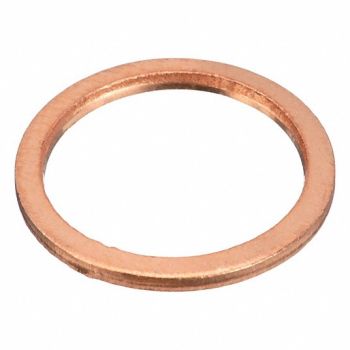 GRAINGER APPROVED Annld Wshr Pla Copper M14 18x1.5mm PK50, 54FP68