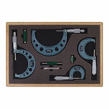 MITUTOYO Outside Micrometer 0.0001 Resolution, 54GE37