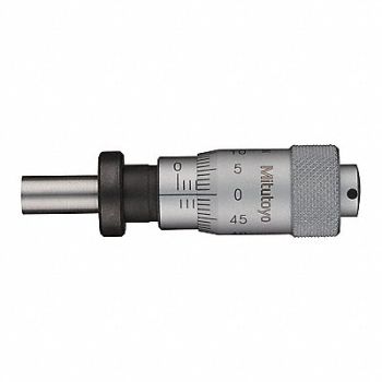 MITUTOYO Micrometer Head 0 to 13mm Range Steel, 54GE47