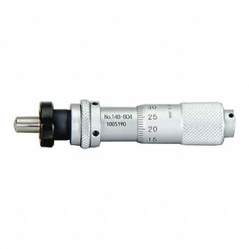 MITUTOYO Micrometer Head 0 to 13mm Range Steel, 54GE48
