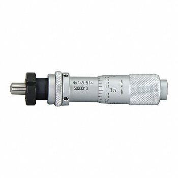 MITUTOYO Micrometer Head 0 to 1/2 Range Steel, 54GE50