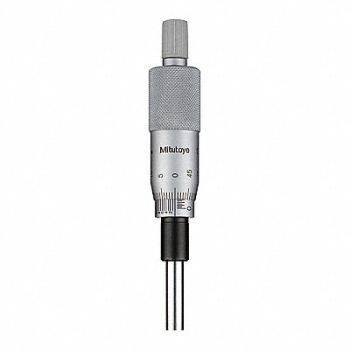 MITUTOYO Micrometer Head 0 to 25mm Range Steel, 54GE53