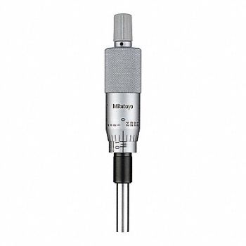 MITUTOYO Micrometer Head 0 to 1 Range Steel, 54GE54