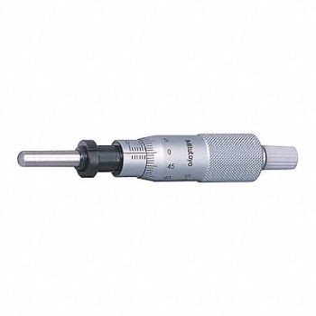 MITUTOYO Micrometer Head 0 to 25mm Range Steel, 54GE57