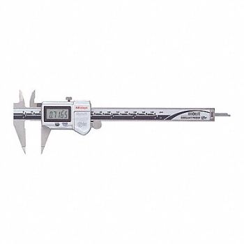 MITUTOYO Digital Caliper 1-9/16 Jaw Depth Steel, 54GE91