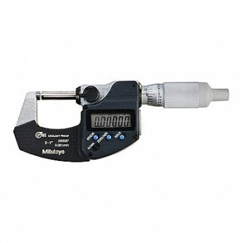 MITUTOYO Micrometer 0.00005 /0.001mm Resolution, 54GF36
