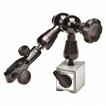 MITUTOYO Magnetic Stand Black 8-27/64 L 3 Holes, 54GF67