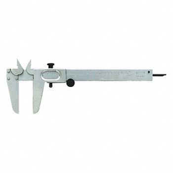 GENERAL TOOLS Vernier Caliper Steel 2-9/16 Jaw D, 54GX52