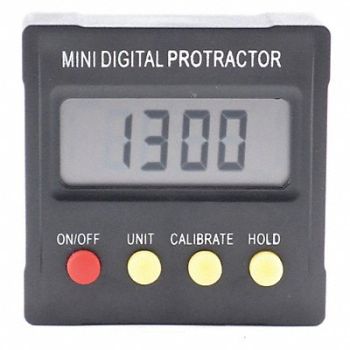 GENERAL TOOLS Digital Angle Finder 2-5/32 Size LCD, 54GX59