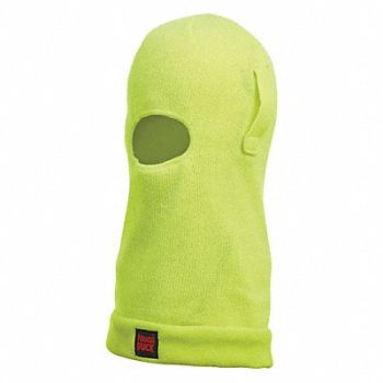 TOUGH DUCK Balaclava Hi-Viz Green Universal, 54GY72