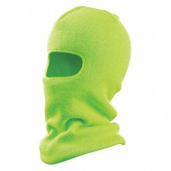 TOUGH DUCK Balaclava Hi Vis Green Universal, 54GY76