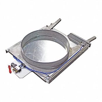 AMERICAN BLOWER SUPPLY Auto Blastgate 14 Duct Sz 20 L, 54GZ25