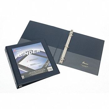 ABILITY ONE 3-Ring Binder 1 Navy, 54HD47