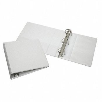 ABILITY ONE 3-Ring Binder 3 White, 54HD66