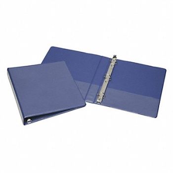 ABILITY ONE 3-Ring Binder 1 Blue, 54HD72