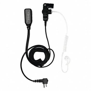 EARPHONE CONNECTION Long Tube Lapel Microphone Black, 54HH66