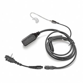 EARPHONE CONNECTION Short Tube Lapel Microphone Black, 54HH81