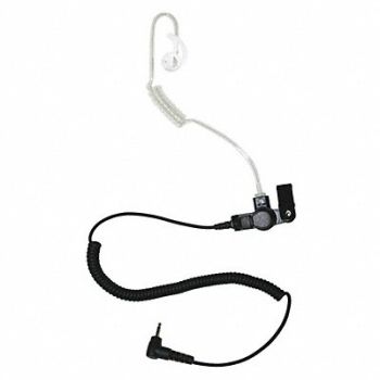 EARPHONE CONNECTION Long Tube Listen Only Earpiece Black, 54HJ07