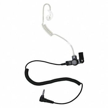 EARPHONE CONNECTION Long Tube Listen Only Earpiece Black, 54HJ09