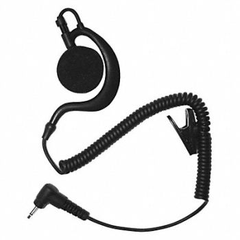 EARPHONE CONNECTION Earhook Listen Only Earpiece Black, 54HJ14
