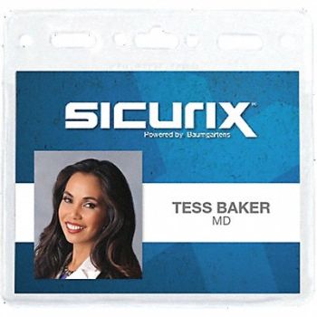 SICURIX Convention Badge Holder Horizontal PK250, 54HP65